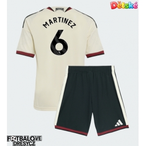 Manchester United Lisandro Martinez #6 Dětské Alternativní dres komplet 2026-27 Krátký Rukáv (+ trenýrky)